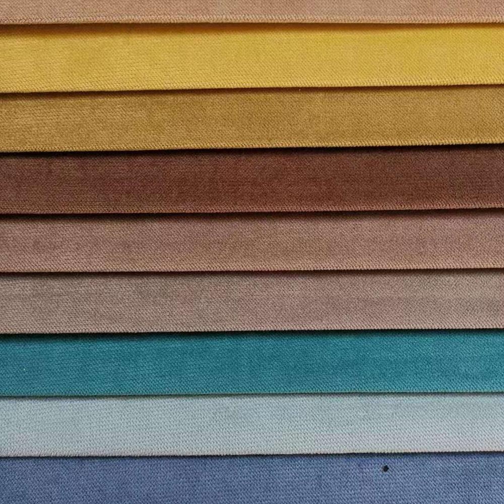 Plain Polyester Twill Velvet Fabric