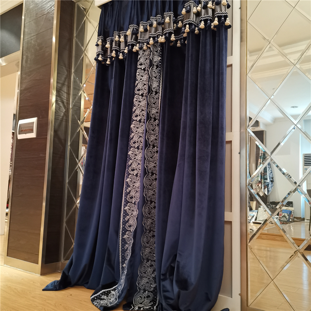 Elegant Velvet Curtain Fabirc Italian