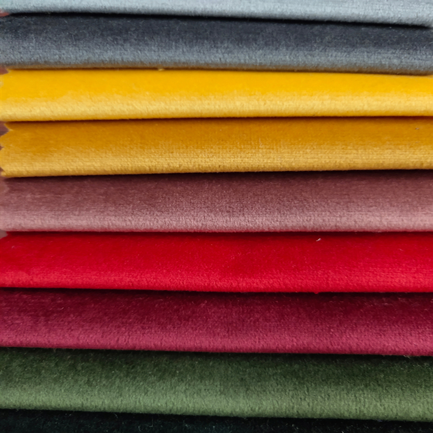 100% Polyester Velvet Fabric For Garment